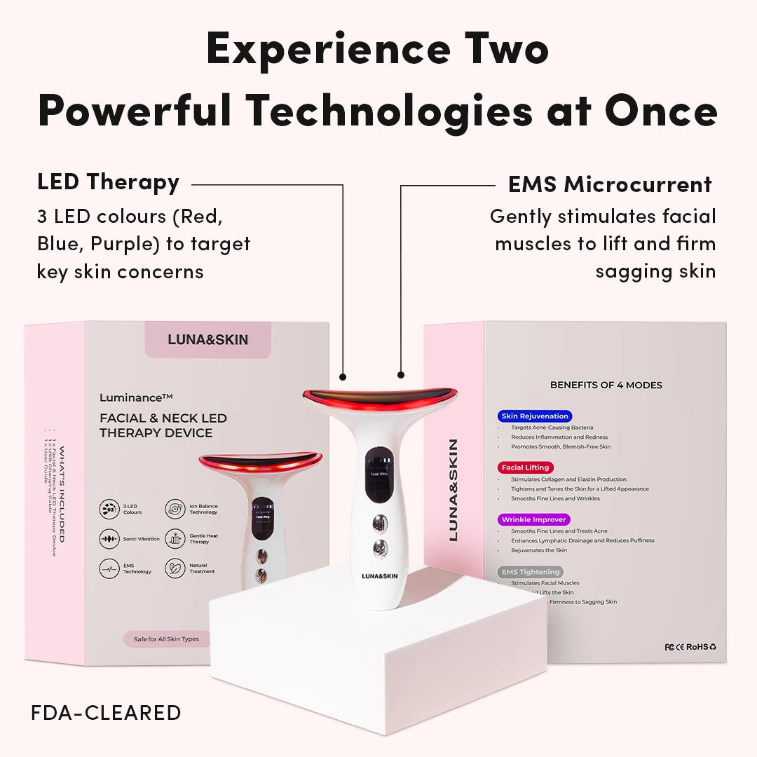 Luminance™ EMS & LED Therapy Device | K-Beauty Tech