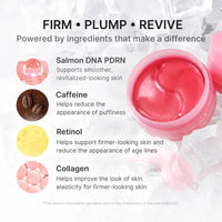 Medicube PDRN Pink Caffeine Collagen | Eye Patch for Night Care | Korean Skincare