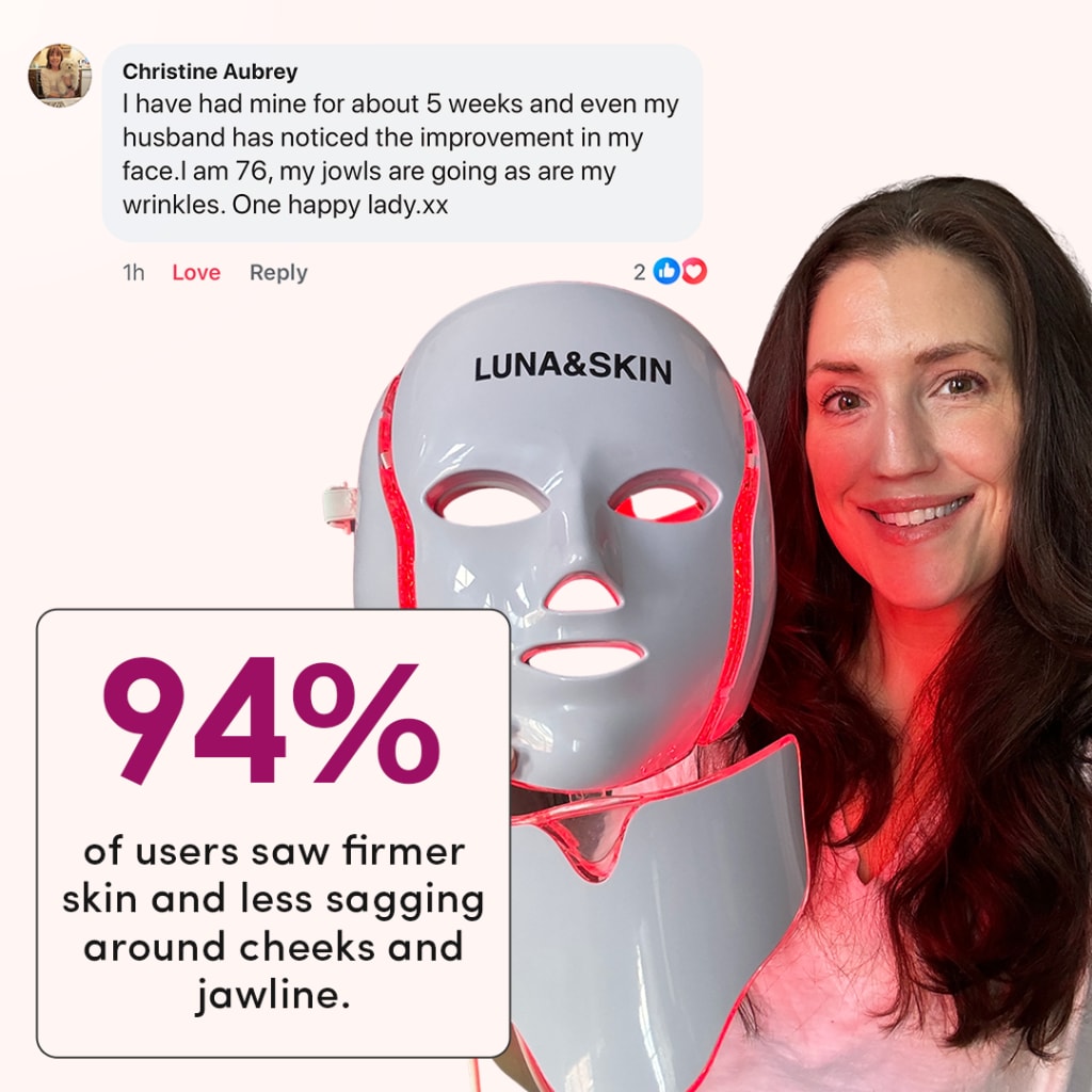 Lift sagging jowls in 3 weeks* — without needles, Botox, or clinic visits.